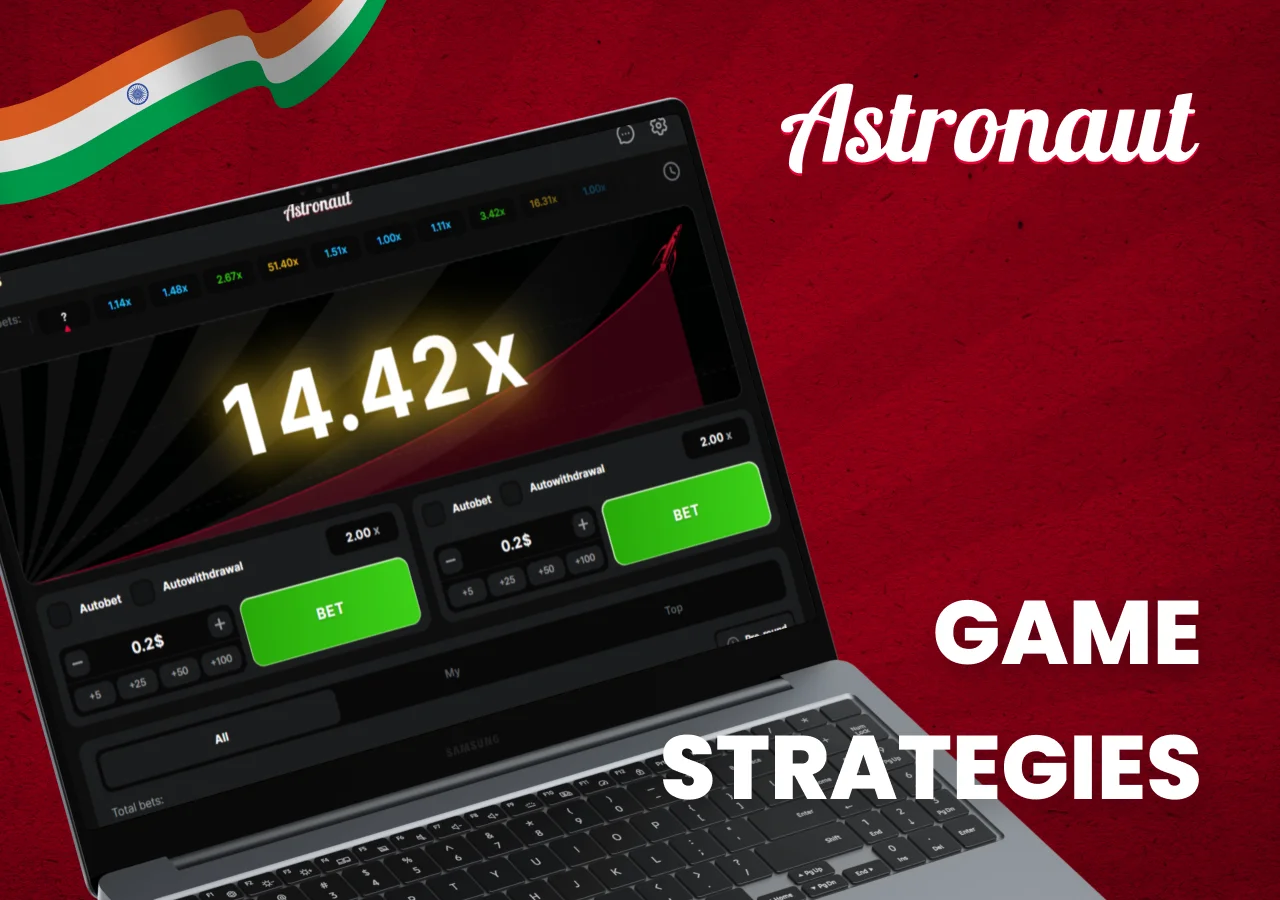 Effective betting strategies to increase chances of winning in Astronaut.